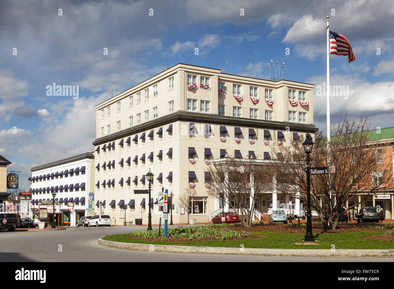 Gettysburg Hotel on Lincoln Square, Gettysburg. Pennsylvania, USA Stock  Photo - Alamy