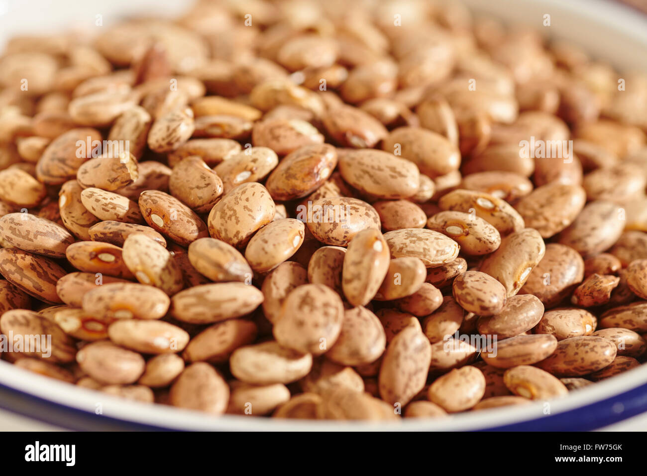 Dried Uncooked Pinto Beans Stock Photo Alamy