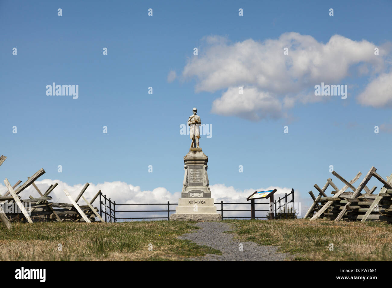 Confederate monument honors fallen Civil War soldiers of the Battle of