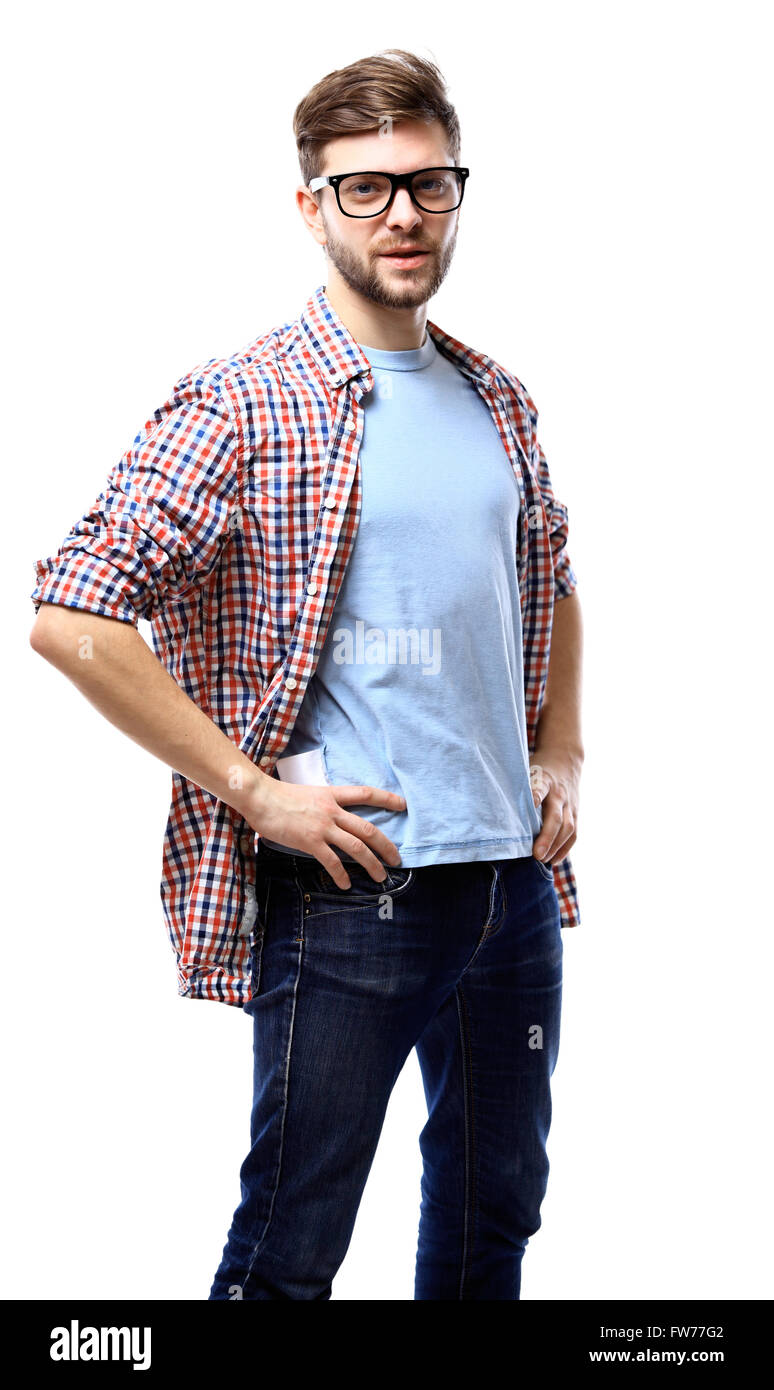 Portrait of happy smiling man Stock Photo - Alamy