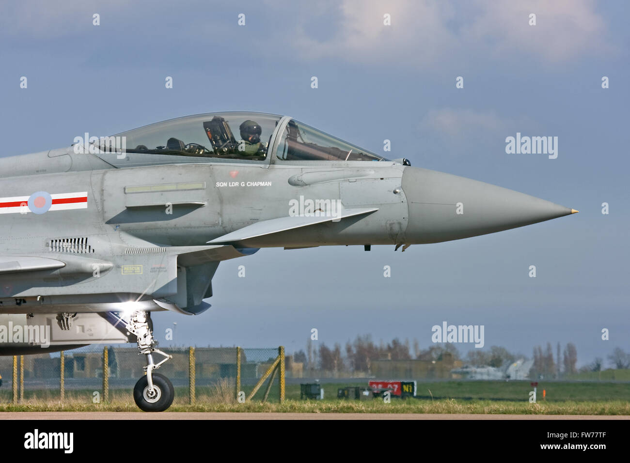 RAF Eurofighter Typhoon No.41(R) Squadron RAF Coningsby Stock Photo