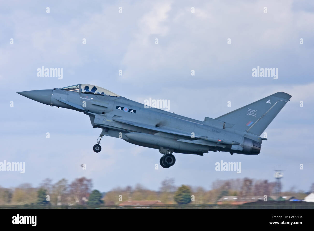 RAF Eurofighter Typhoon No.II(AC) Squadron Stock Photo