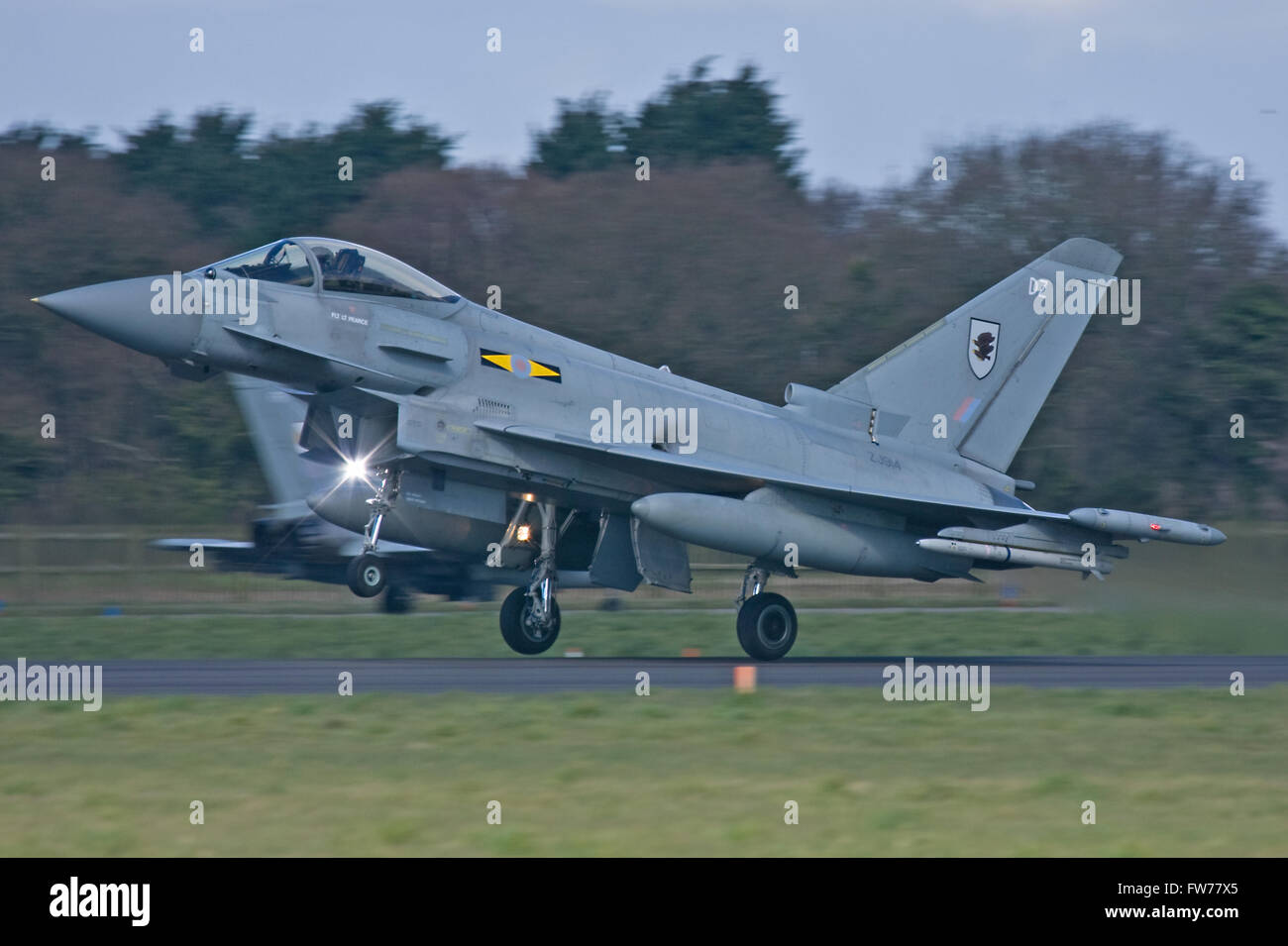 RAF Eurofighter Typhoon No.XI(F) Squadron, RAF Coningsby Stock Photo