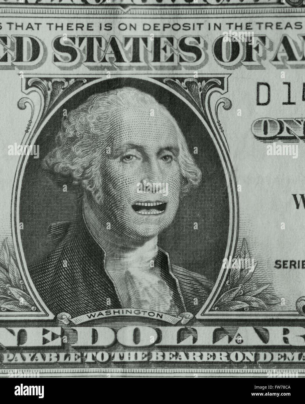 George Washington On The One Dollar Bill With His Mouth Open Speaking george-washington-on-the-one-dollar-bill-with-his-mouth-open-speaking