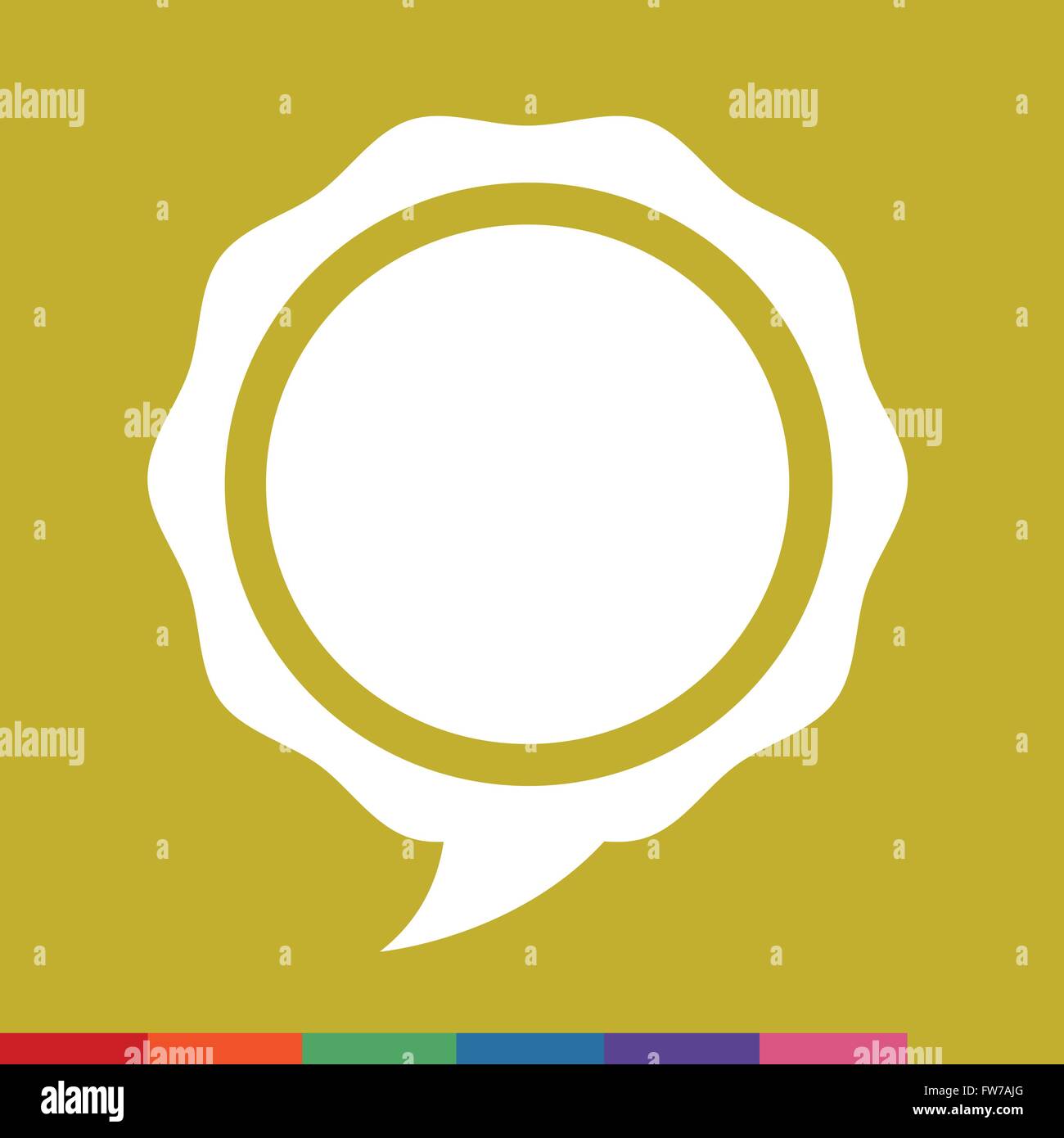 Speech bubble icon Illustration symbol design Stock Vector Image & Art ...