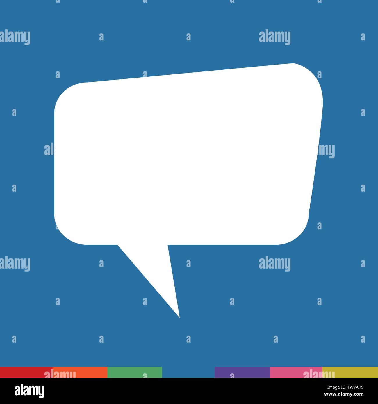 Speech bubble icon Illustration symbol design Stock Vector Image & Art ...