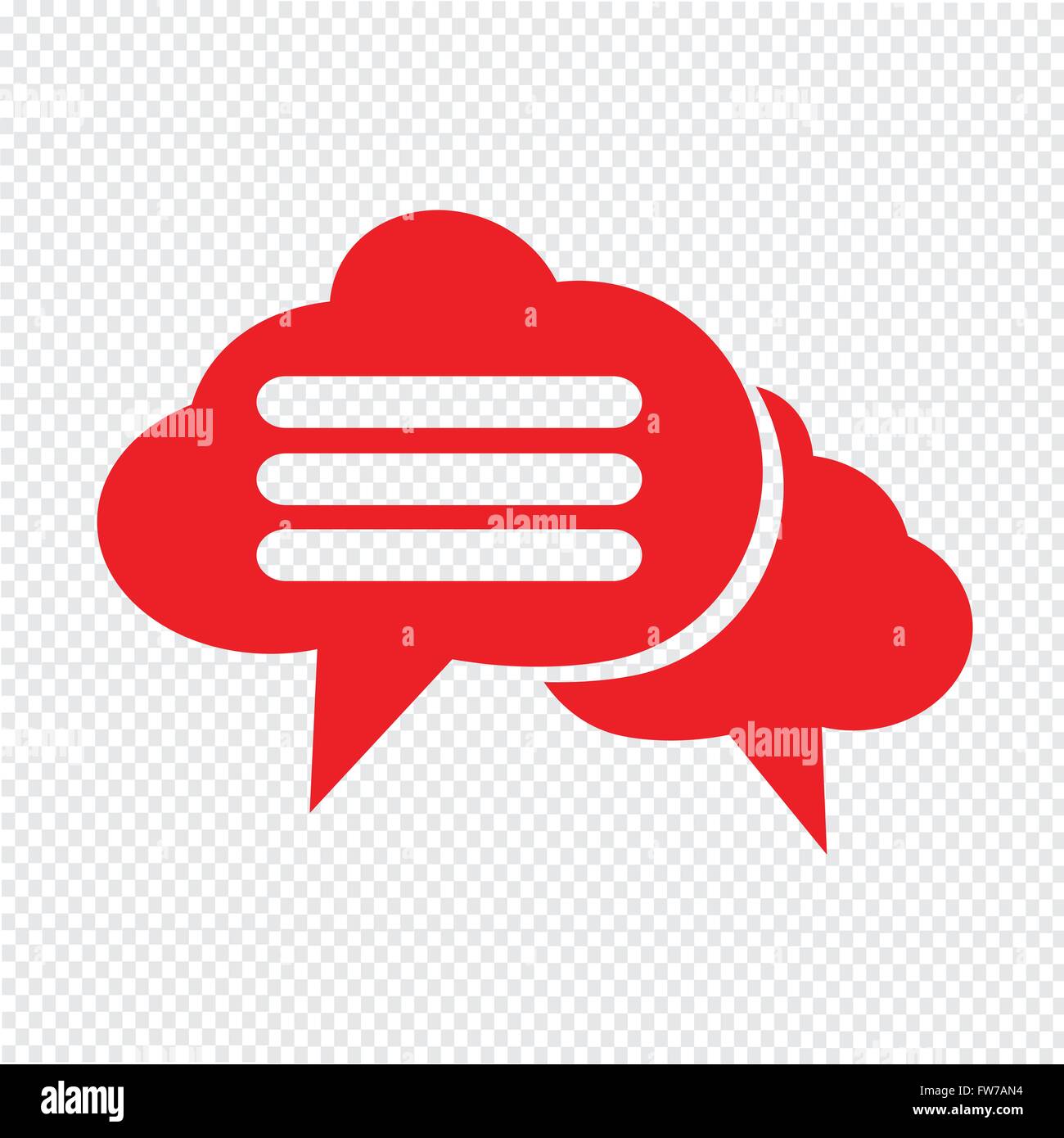 Speech bubble icon Illustration symbol design Stock Vector Image & Art ...