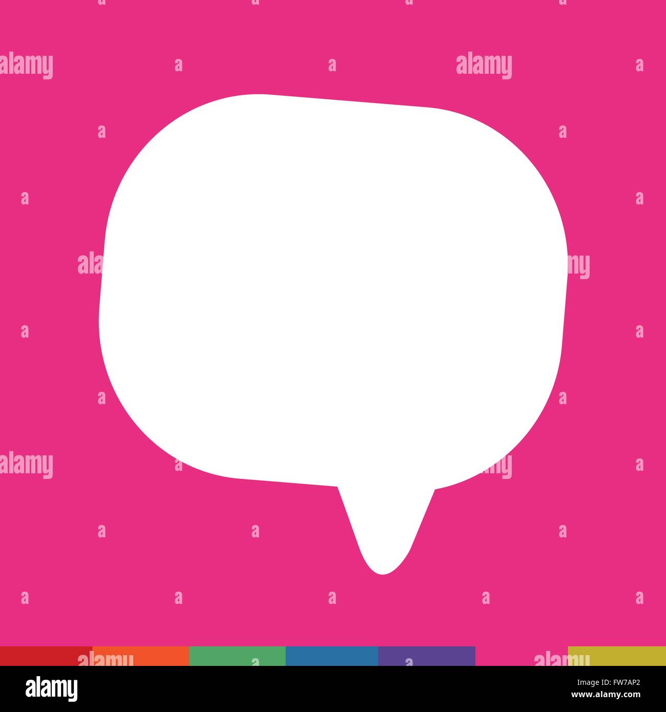 Speech bubble icon Illustration symbol design Stock Vector Image & Art ...