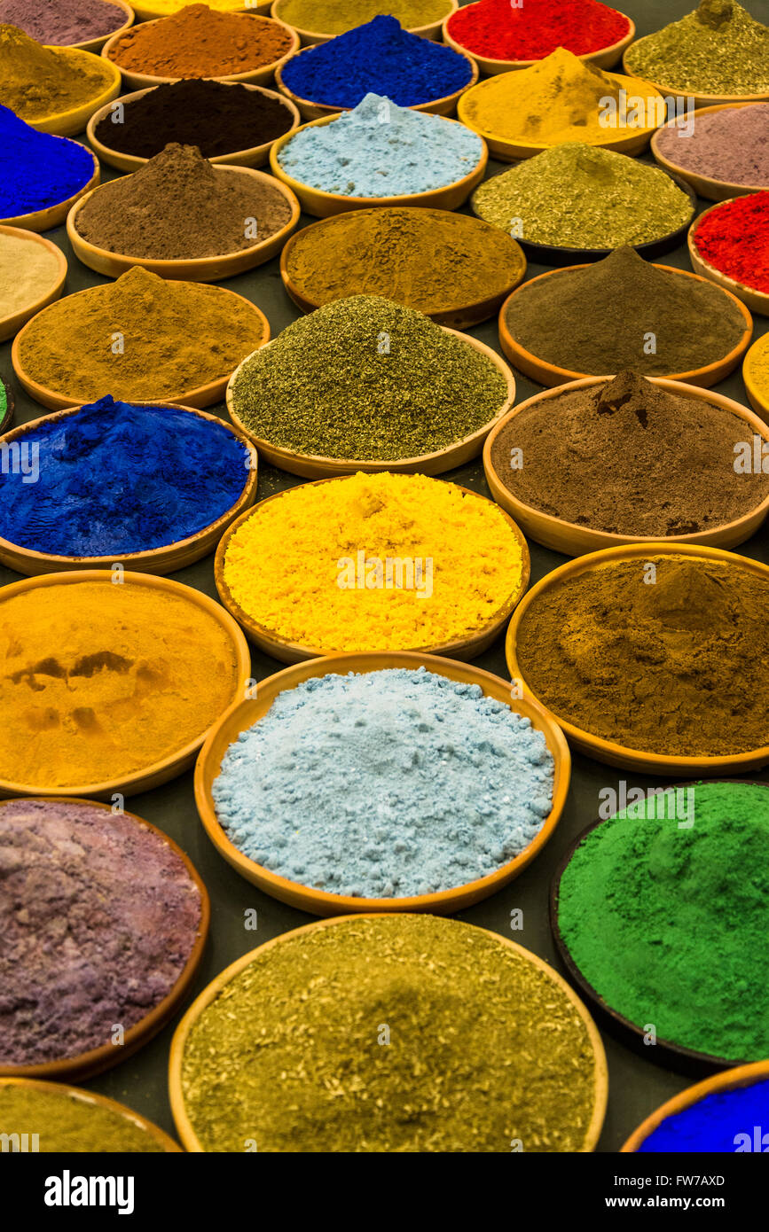 Indian Spice Color Colourful indian pattern hi-res stock photography and images - Alamy