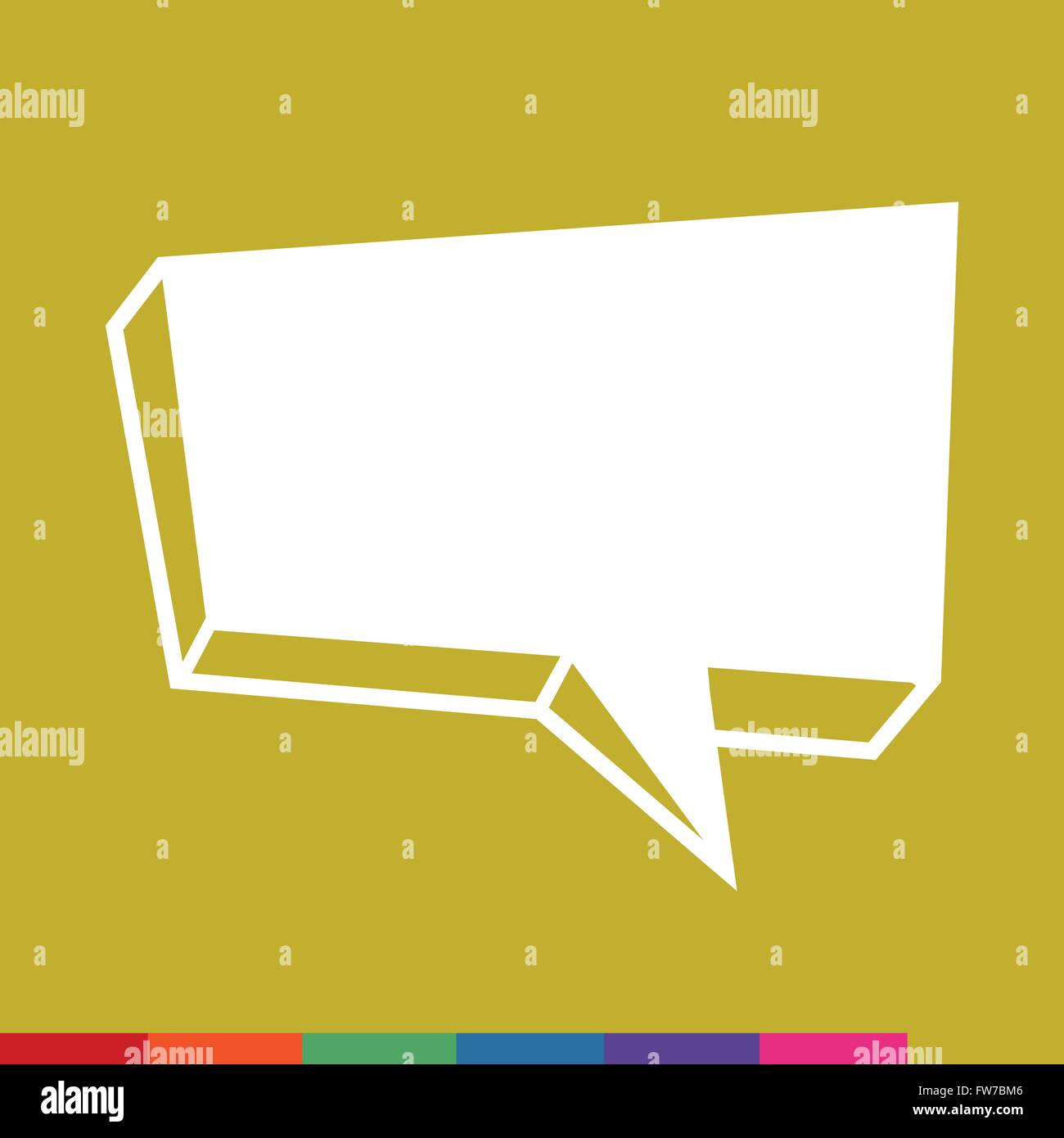 Speech bubble icon Illustration symbol design Stock Vector Image & Art ...