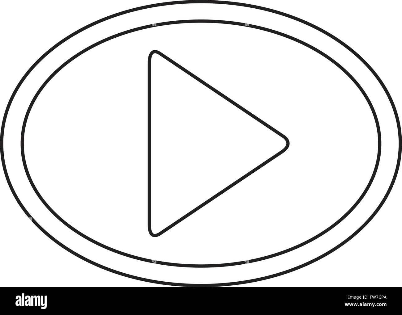 Play button icon Illustration design Stock Vector Image & Art - Alamy