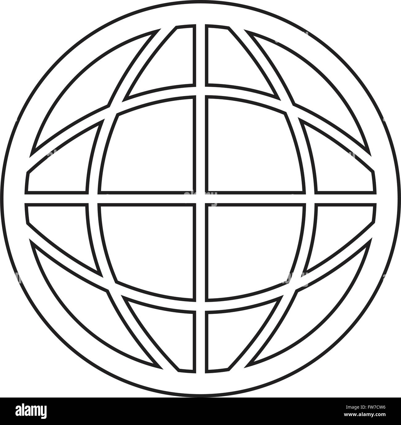 Globe icon Illustration design Stock Vector Image & Art - Alamy