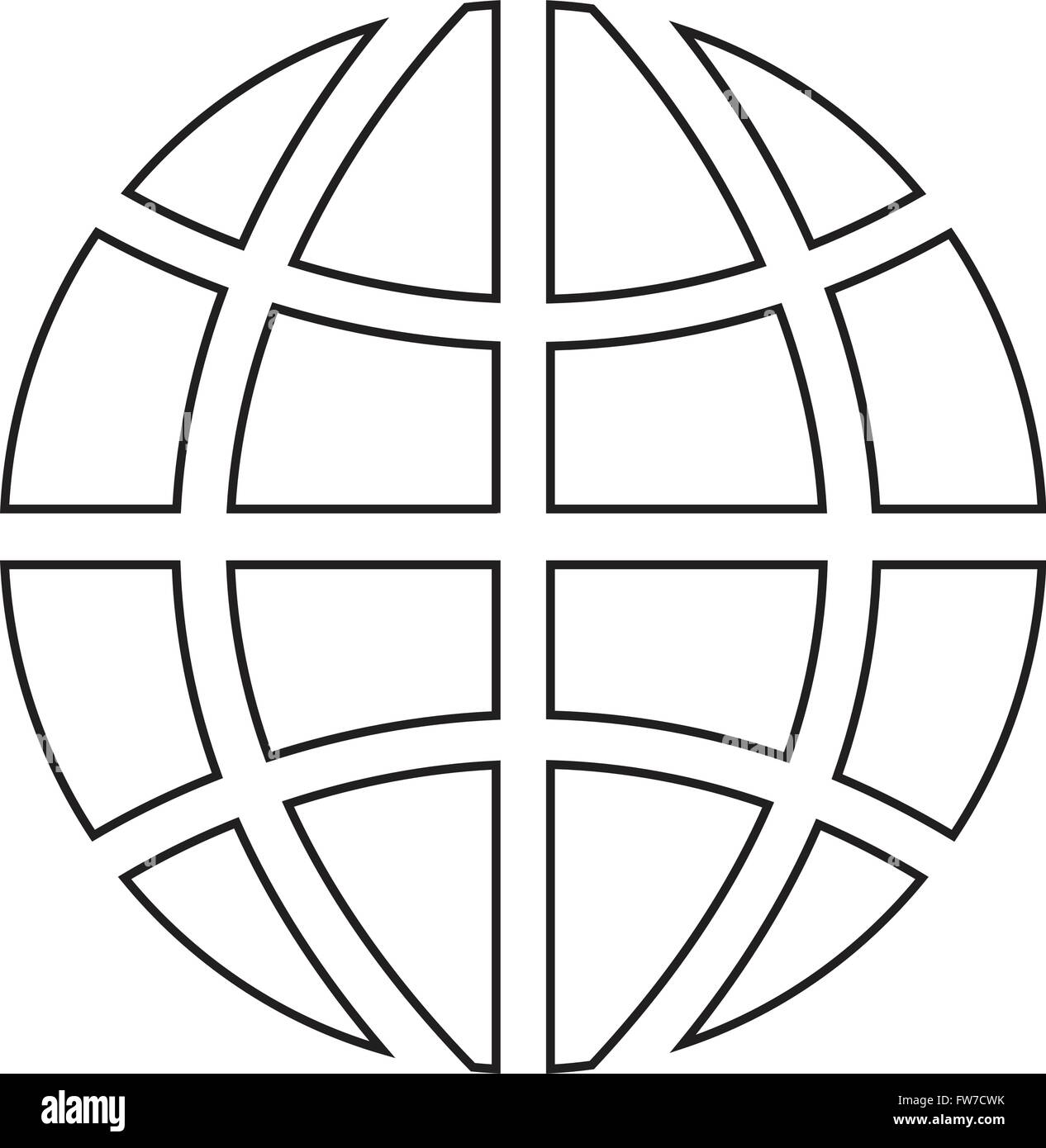 Globe icon Illustration design Stock Vector Image & Art - Alamy