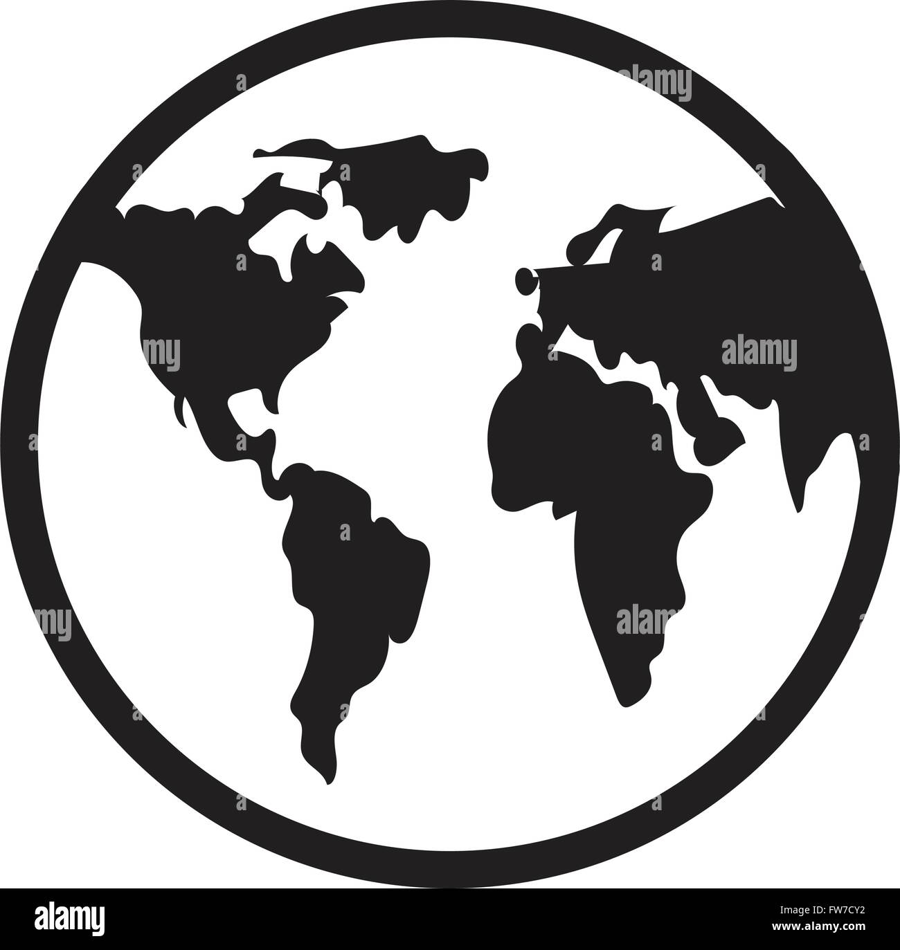 Globe icon Illustration design Stock Vector Image & Art - Alamy