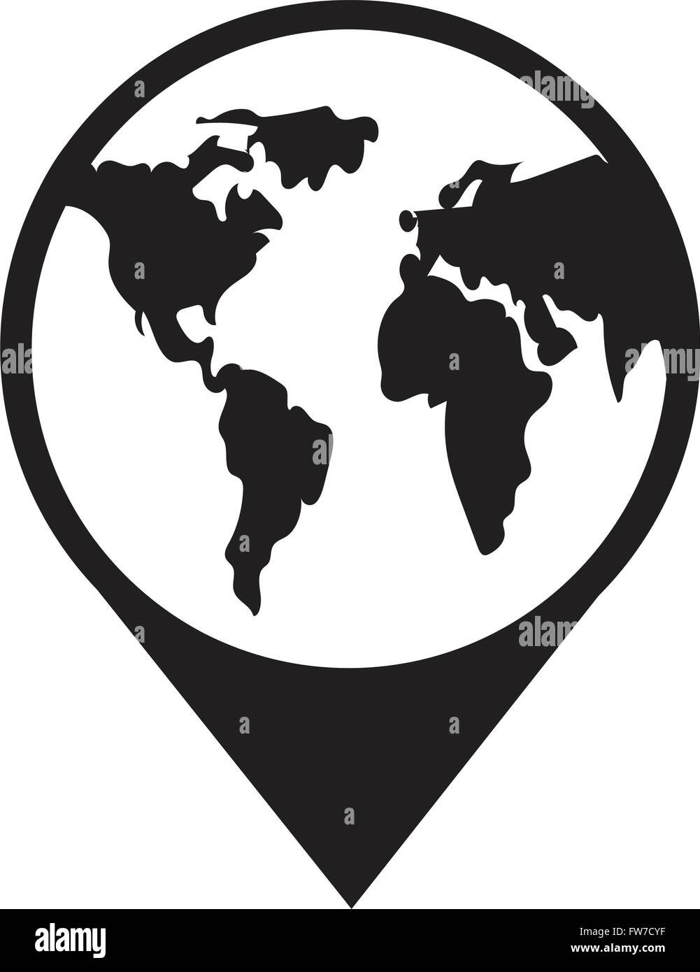 Globe icon Illustration design Stock Vector Image & Art - Alamy