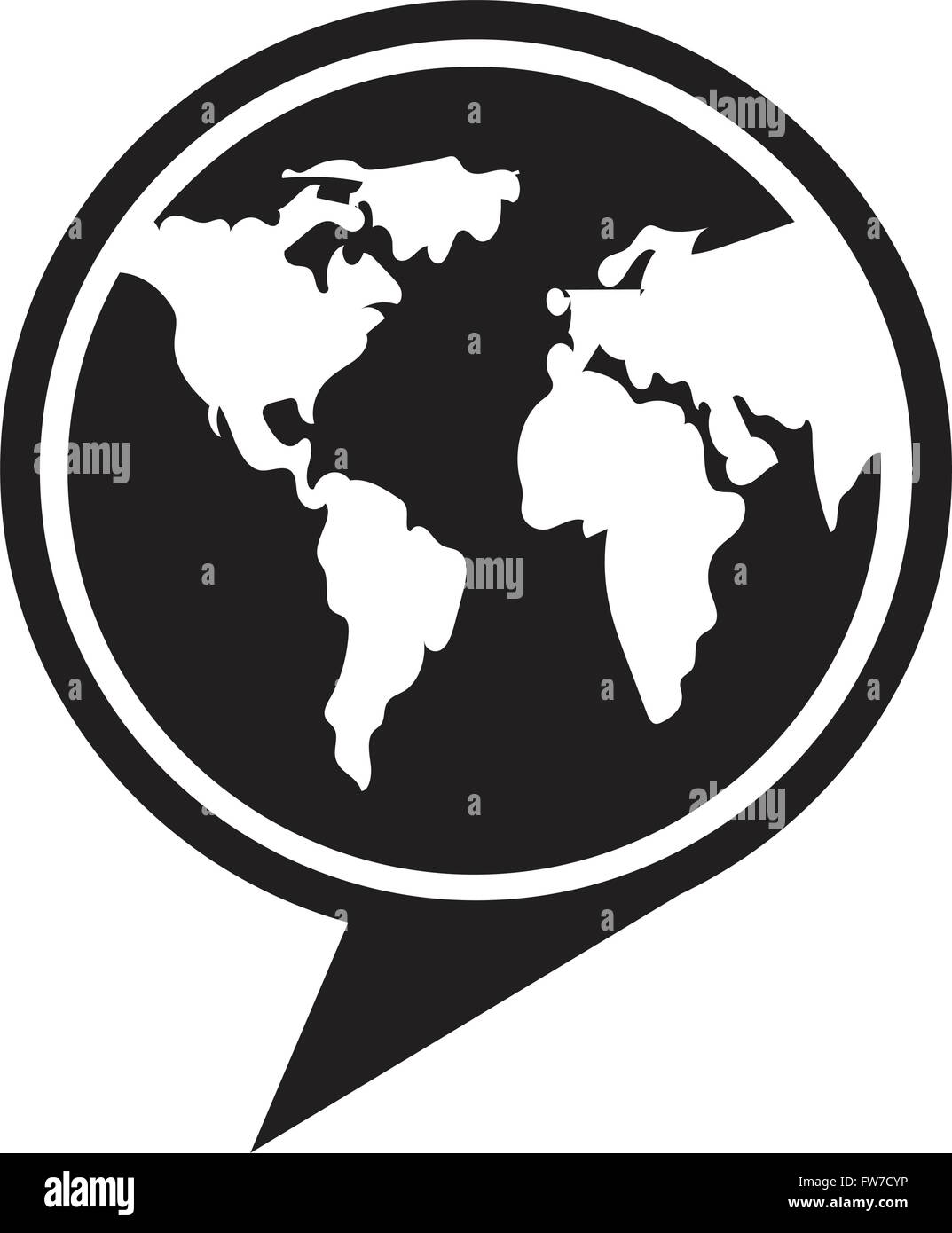 Globe icon Illustration design Stock Vector Image & Art - Alamy