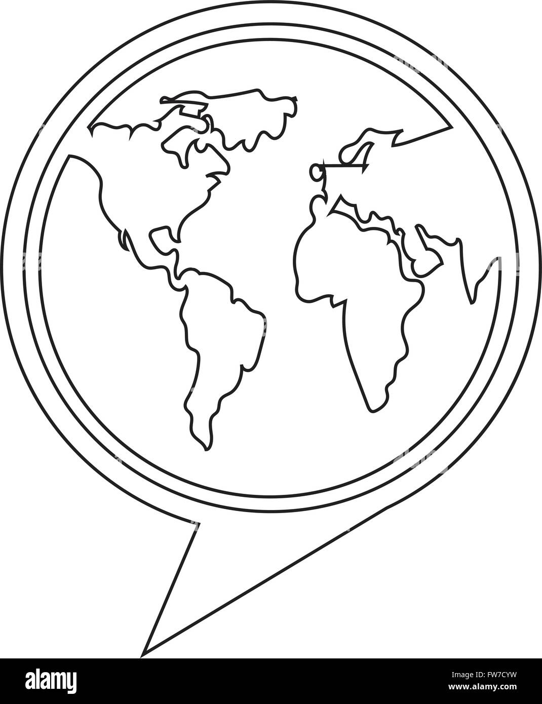 Globe icon Illustration design Stock Vector Image & Art - Alamy