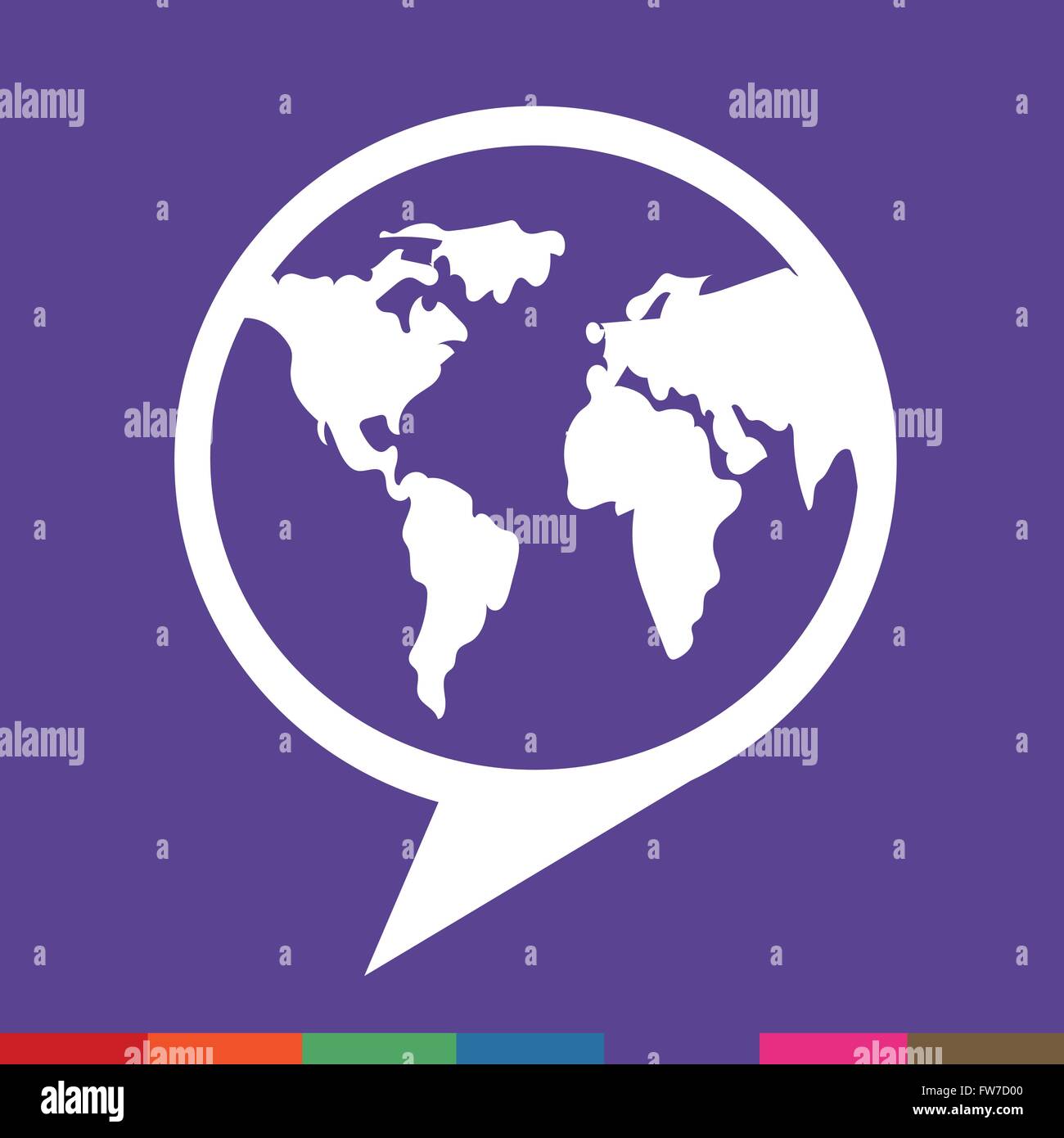 Globe icon Illustration design Stock Vector Image & Art - Alamy