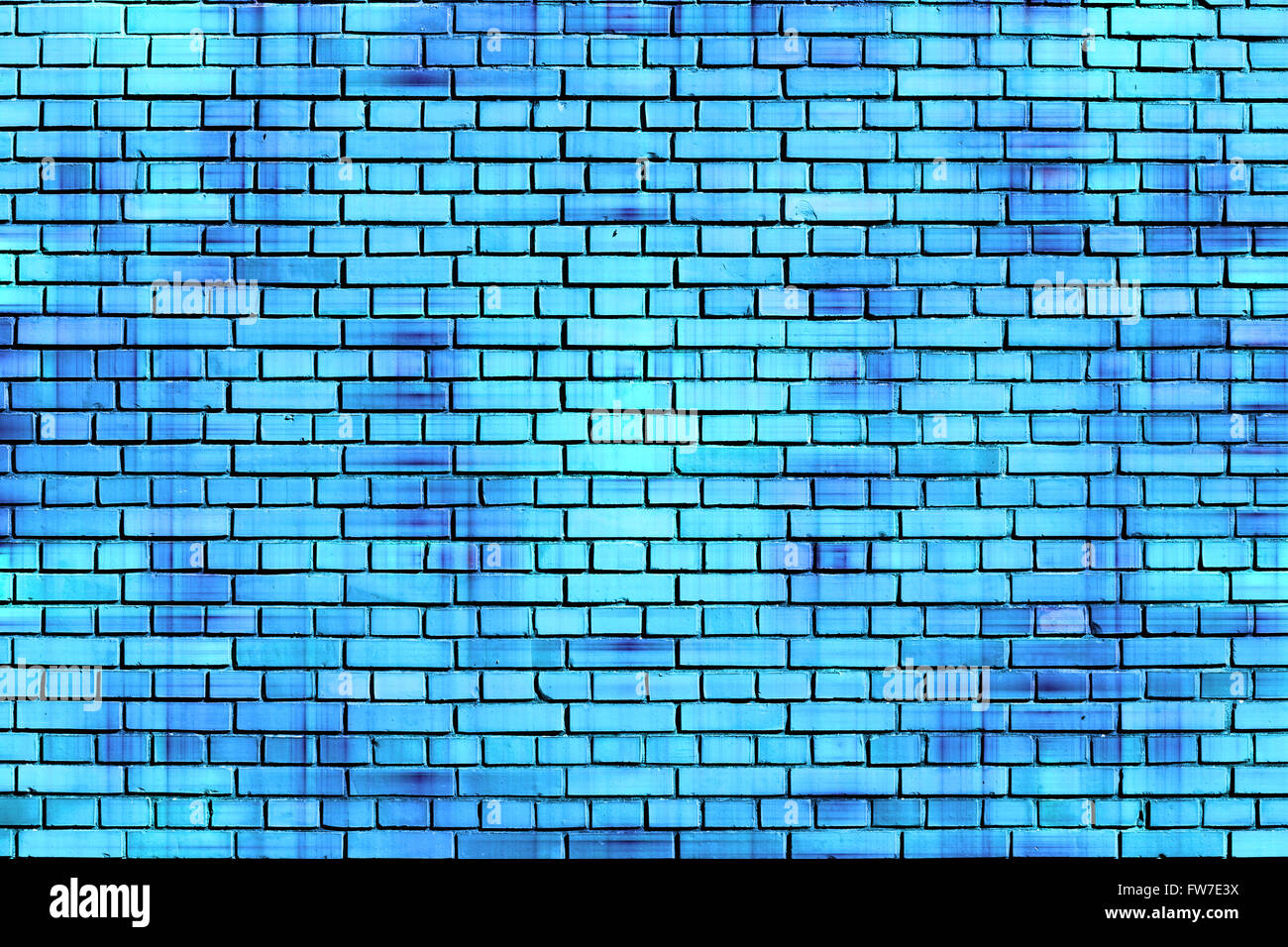 blue brick wall background Stock Photo Alamy