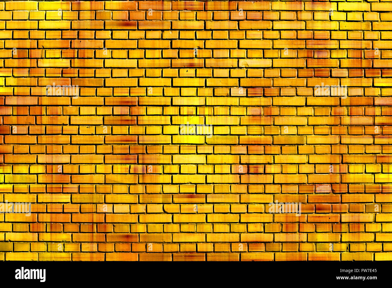 yellow brick wall background Stock Photo Alamy