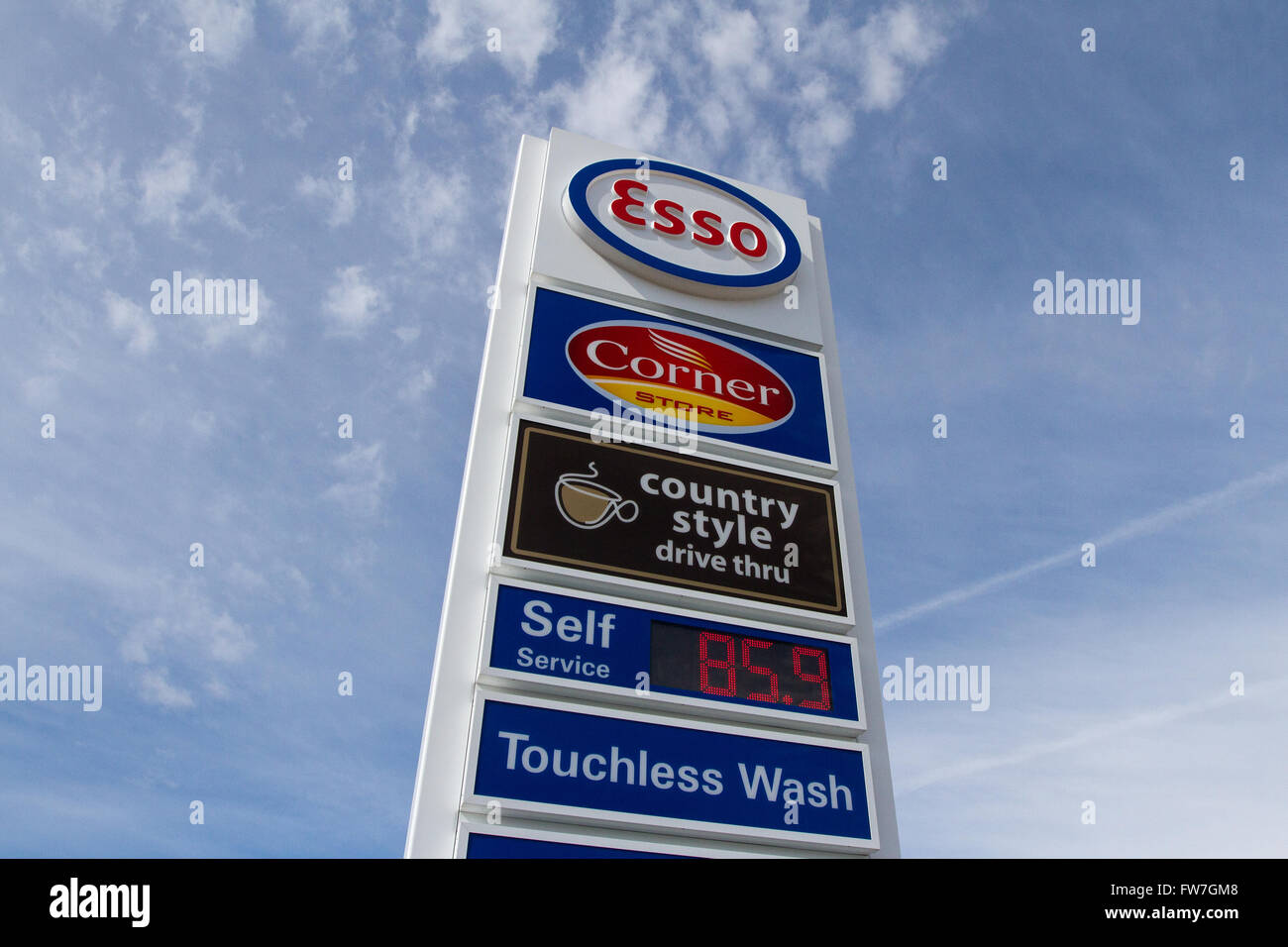 Esso gas station in Kingston, Ont., on March 17, 2016 Stock Photo Alamy