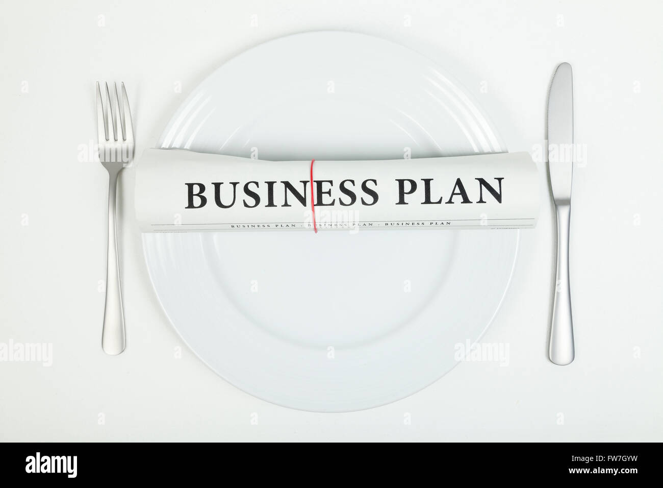 Business Plan Stock Photo
