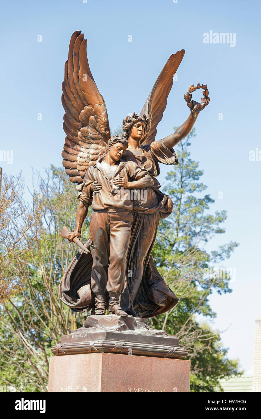 Confederate monument, Salisbury, North Carolina, USA. Stock Photo