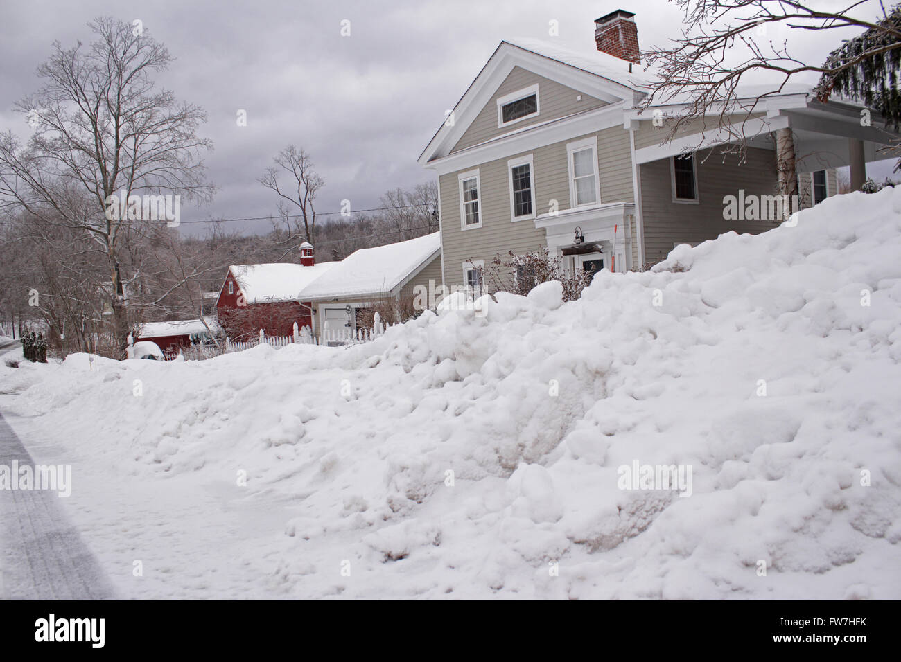 2014 blizzard north guilford hi-res stock photography and images - Alamy