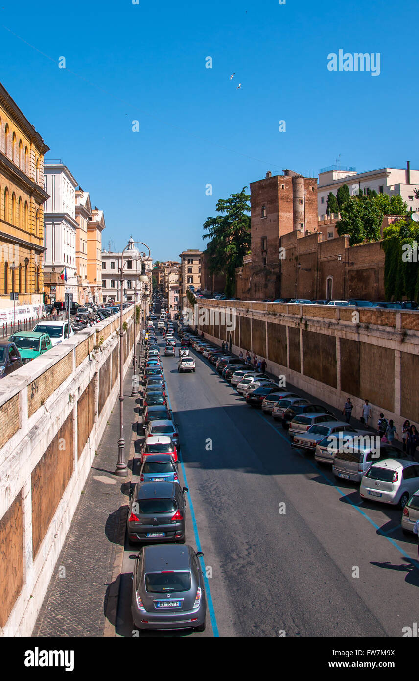 View of the Roman street in the Colosseum Stock Photo Alamy