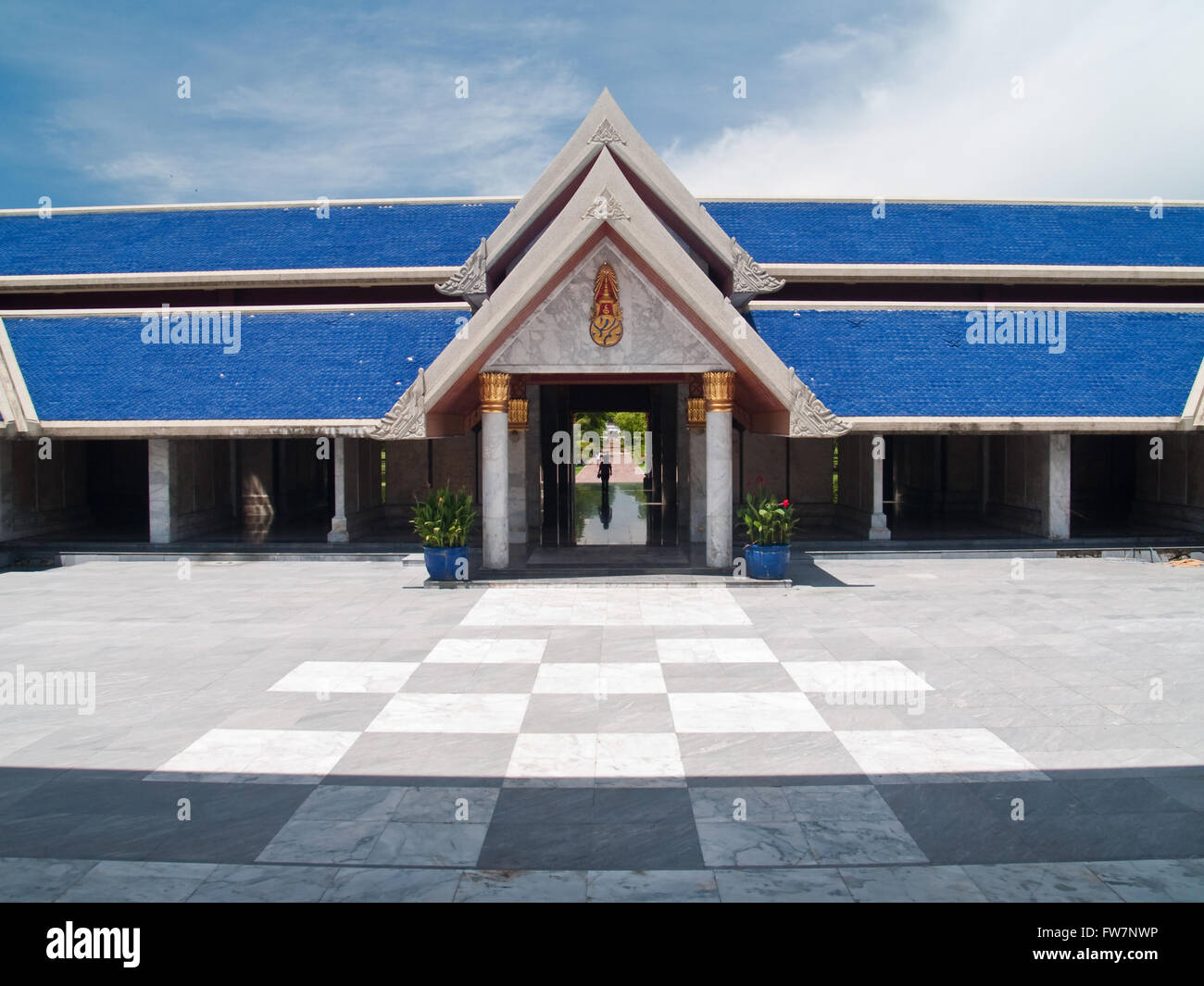 This building use for store marble Tripitaka Stock Photo