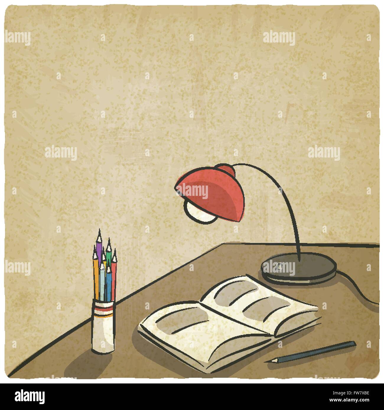 education old background - vector illustration. eps 10 Stock Vector