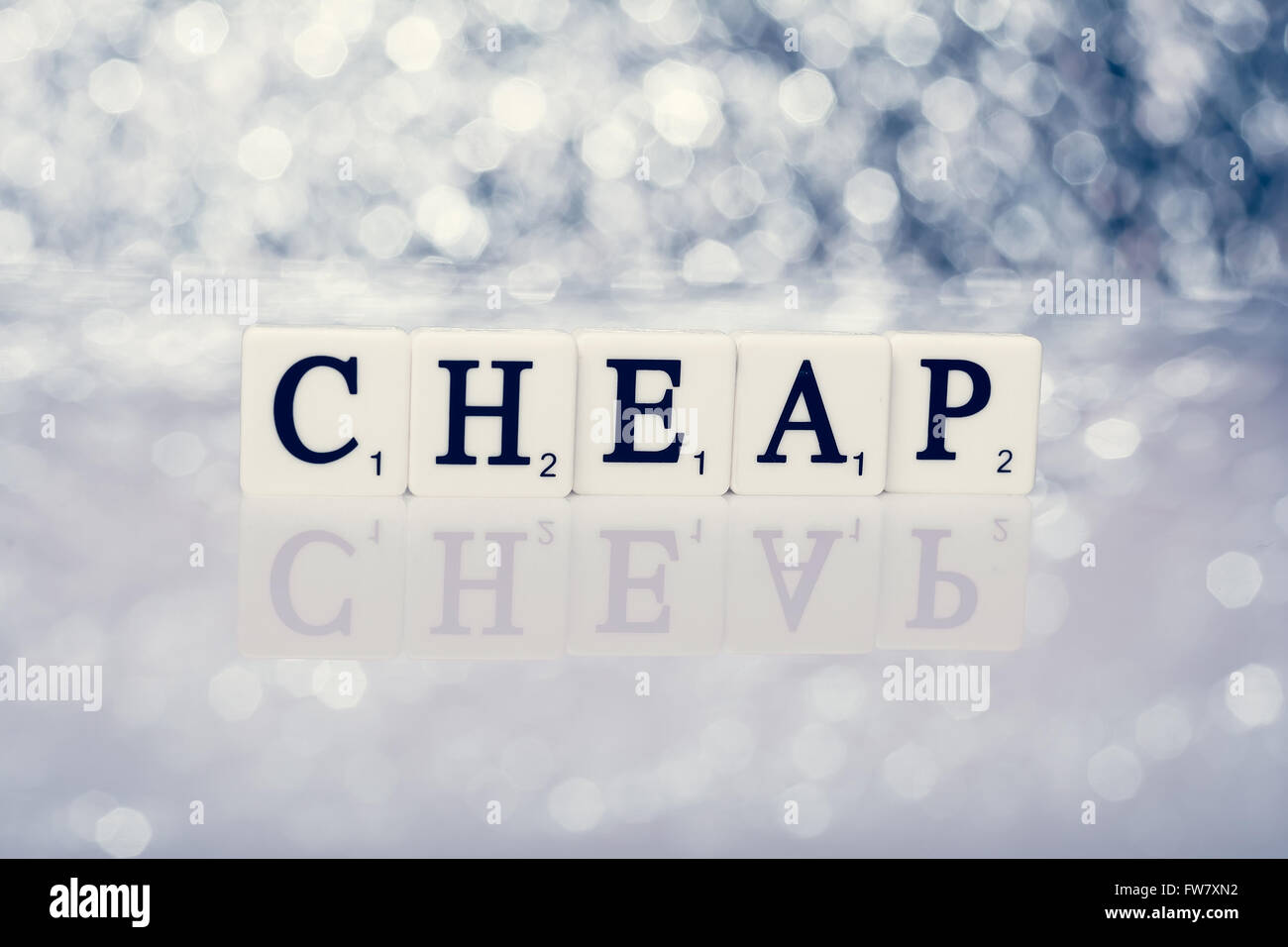 Created word of tiles with letters cheap Stock Photo Alamy