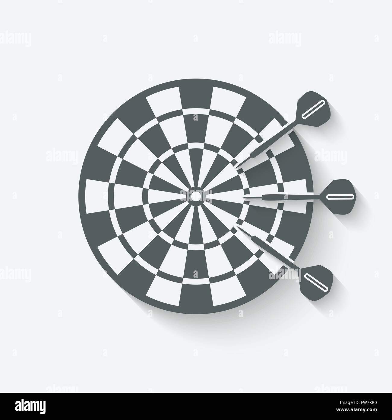 darts sport icon - vector illustration. eps 10 Stock Vector Image & Art -  Alamy