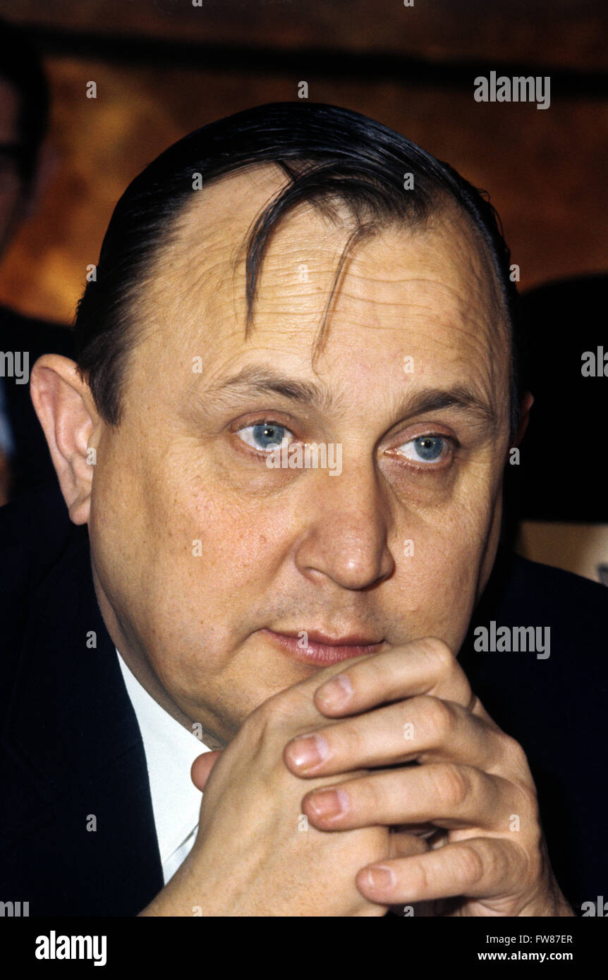 Portrait Of The Federal Minister Of Interior Hans-Dietrich Genscher In ...