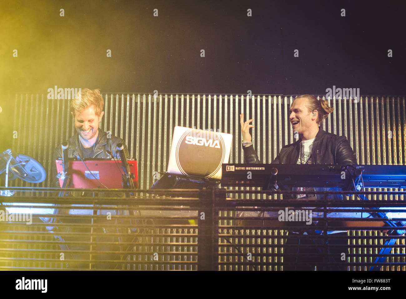 March 31, 2016 - UK DJ duo, Sigma, perform at the O2 Ritz in Manchester on their 2016 'Life' UK Tour © Myles Wright/ZUMA Wire/Alamy Live News Stock Photo