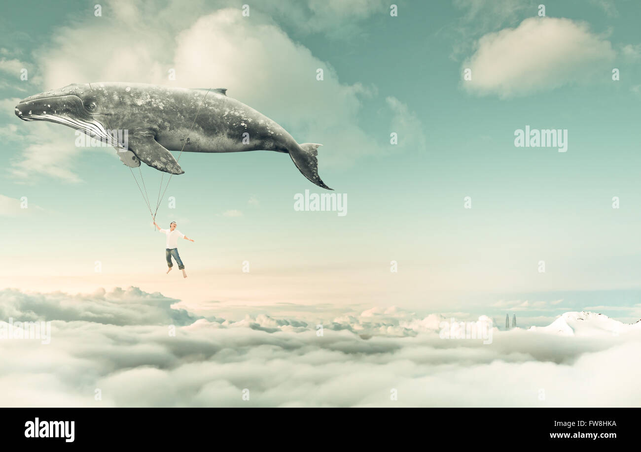 Take me to the dream Stock Photo