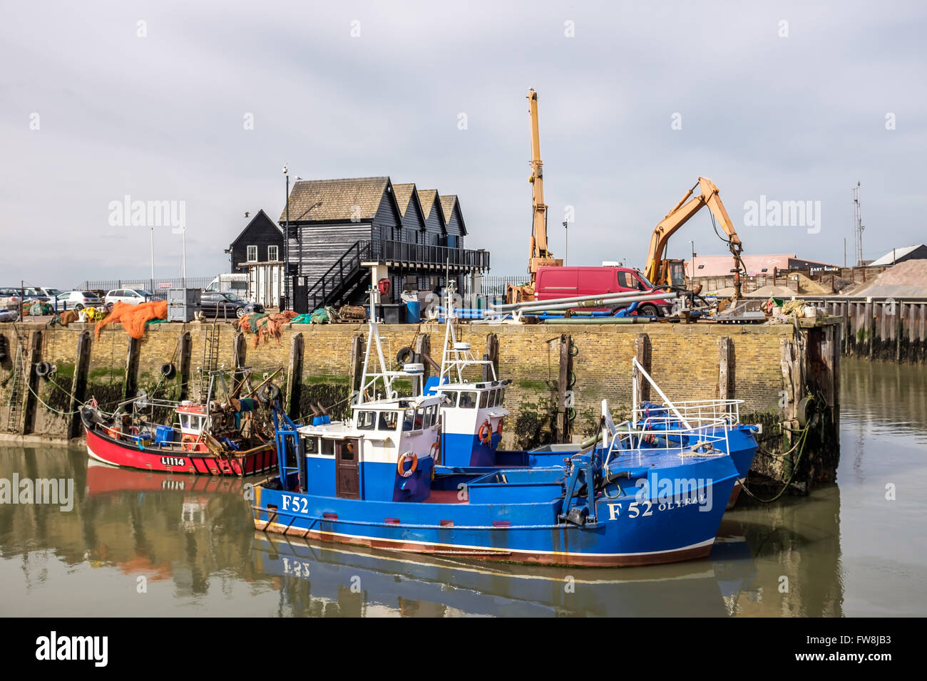 Fishing Boats, Whitstable Harbour, Kent, UK Stock Photo Alamy