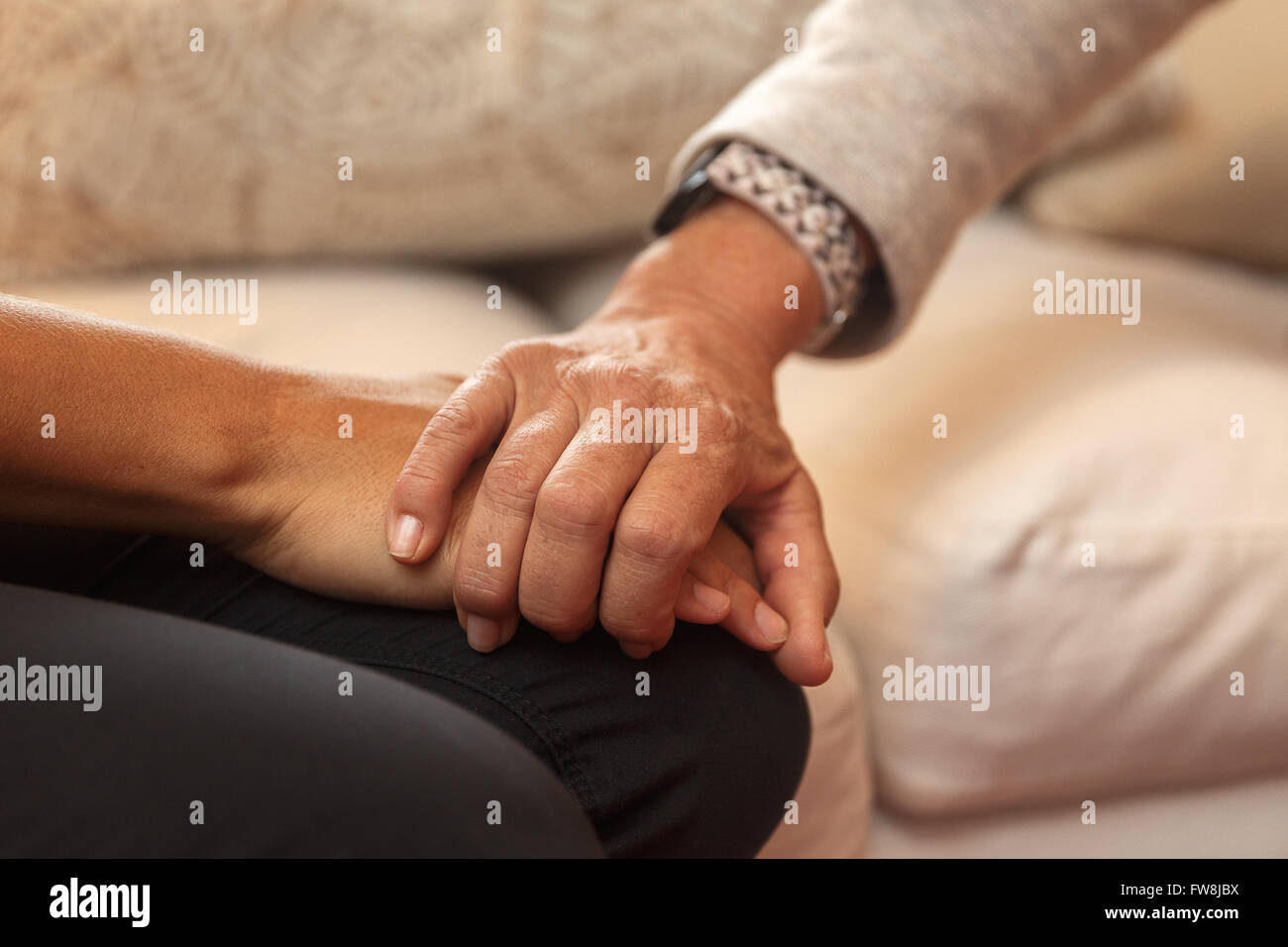 mother and daughter-nice talk Stock Photo