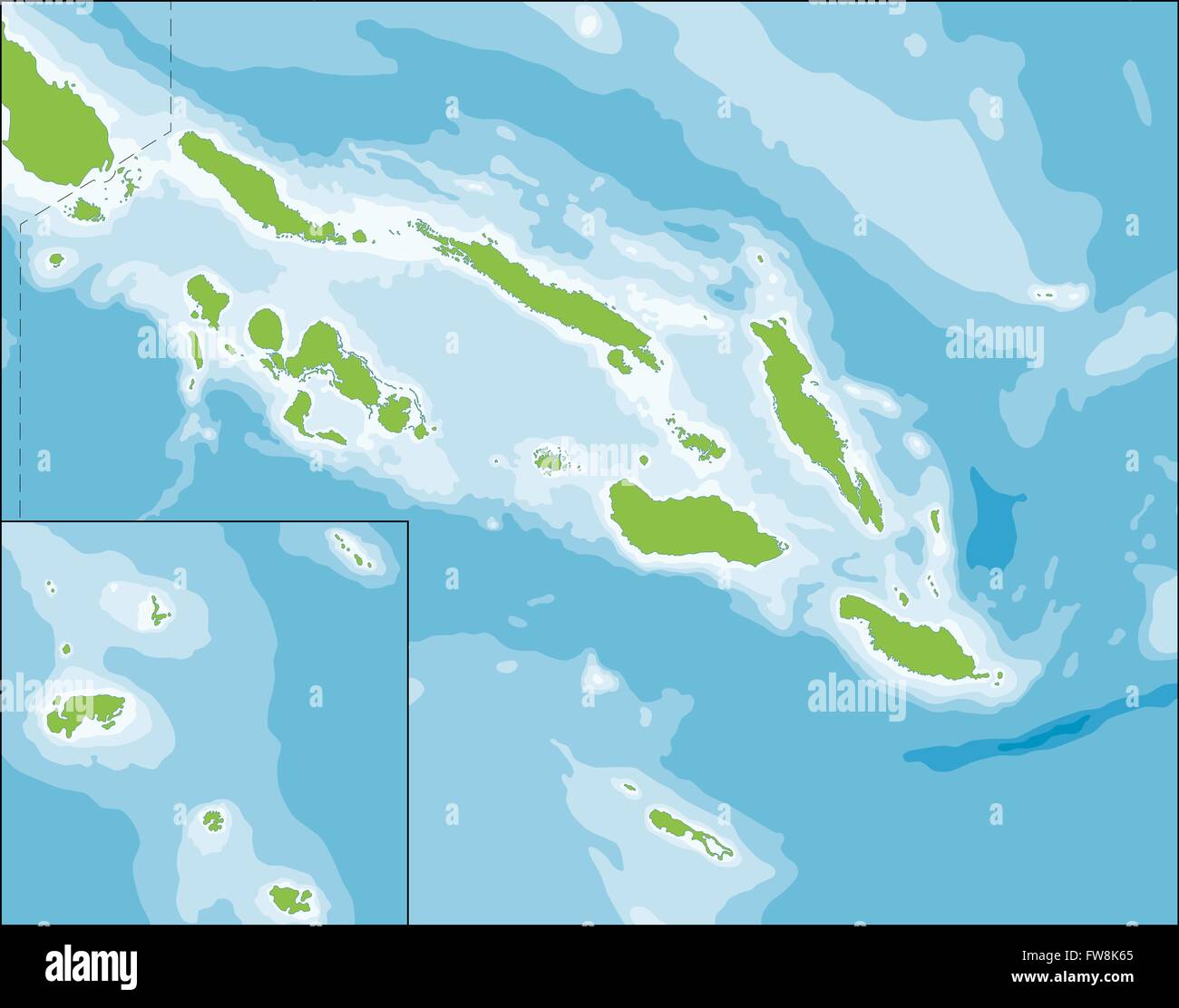 Map of solomon islands hires stock photography and images Alamy