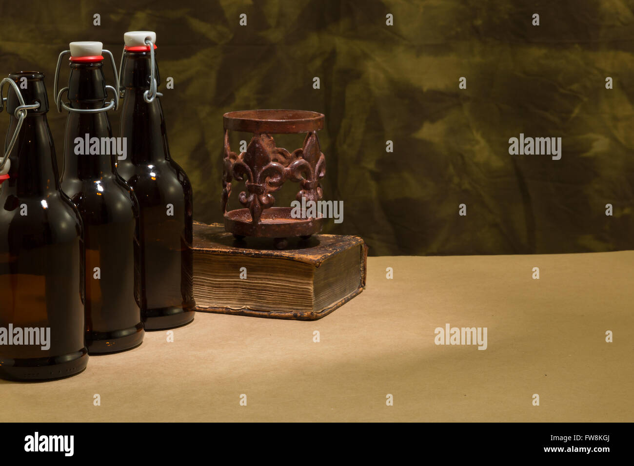 beer home Brew bottles Stock Photo Alamy