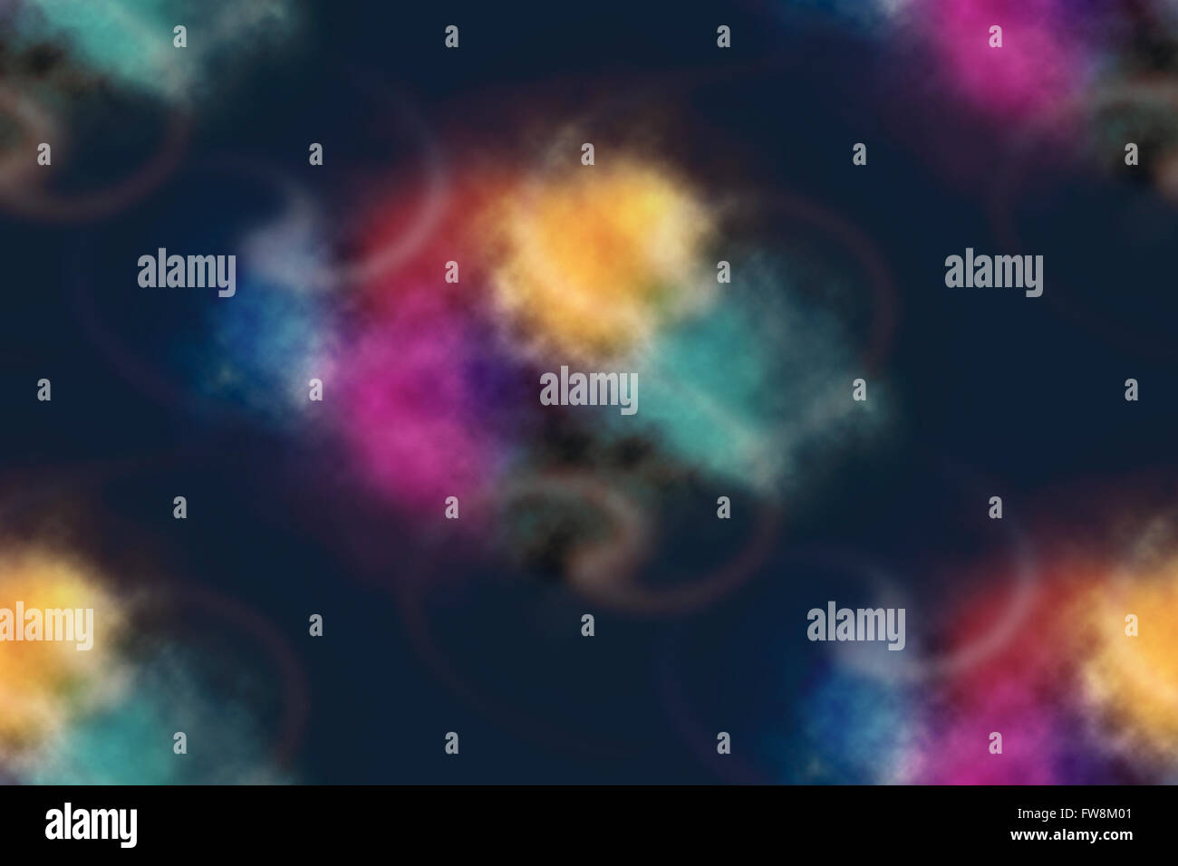 Clip art abstract illustration on dark blue background Stock Photo - Alamy