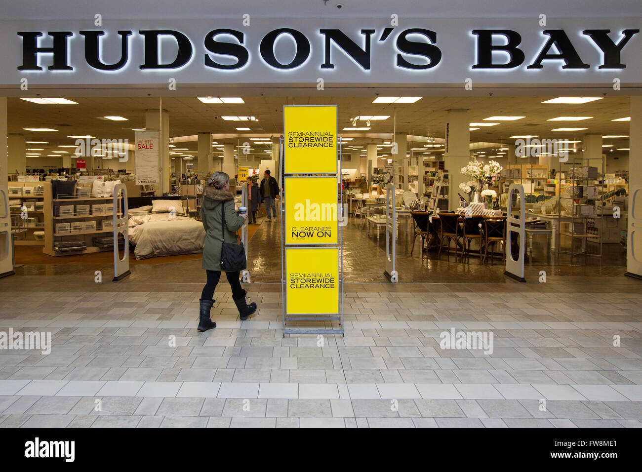 The Hudson's Bay department store at the Cataraqui Town Centre in