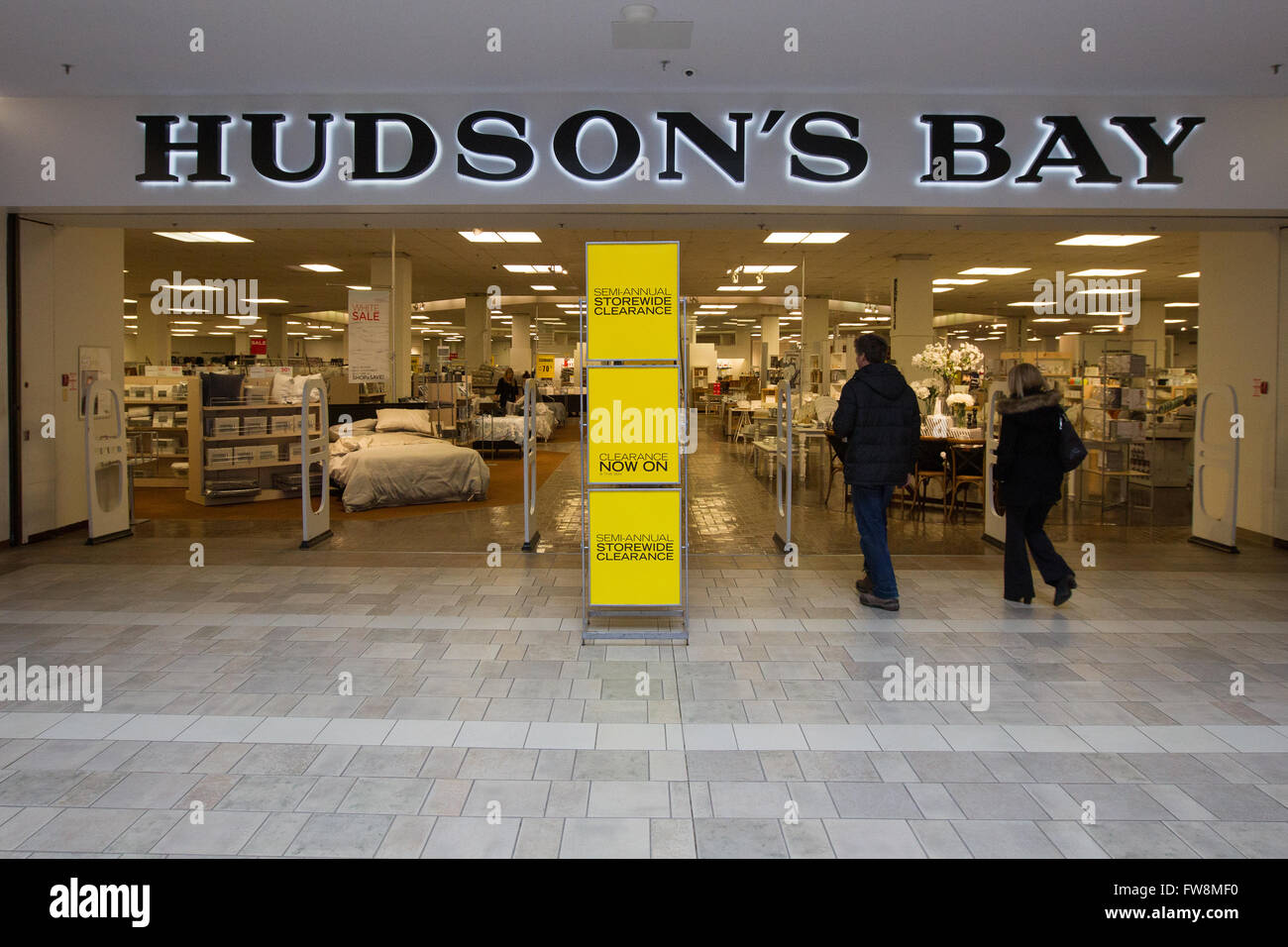 The Hudson's Bay department store at the Cataraqui Town Centre in