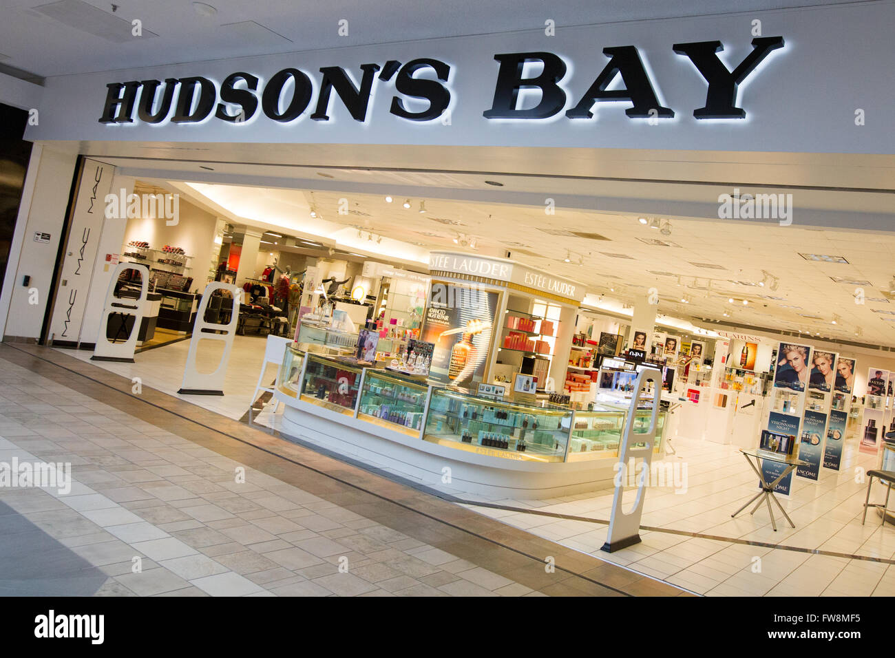 The Hudson's Bay department store at the Cataraqui Town Centre in