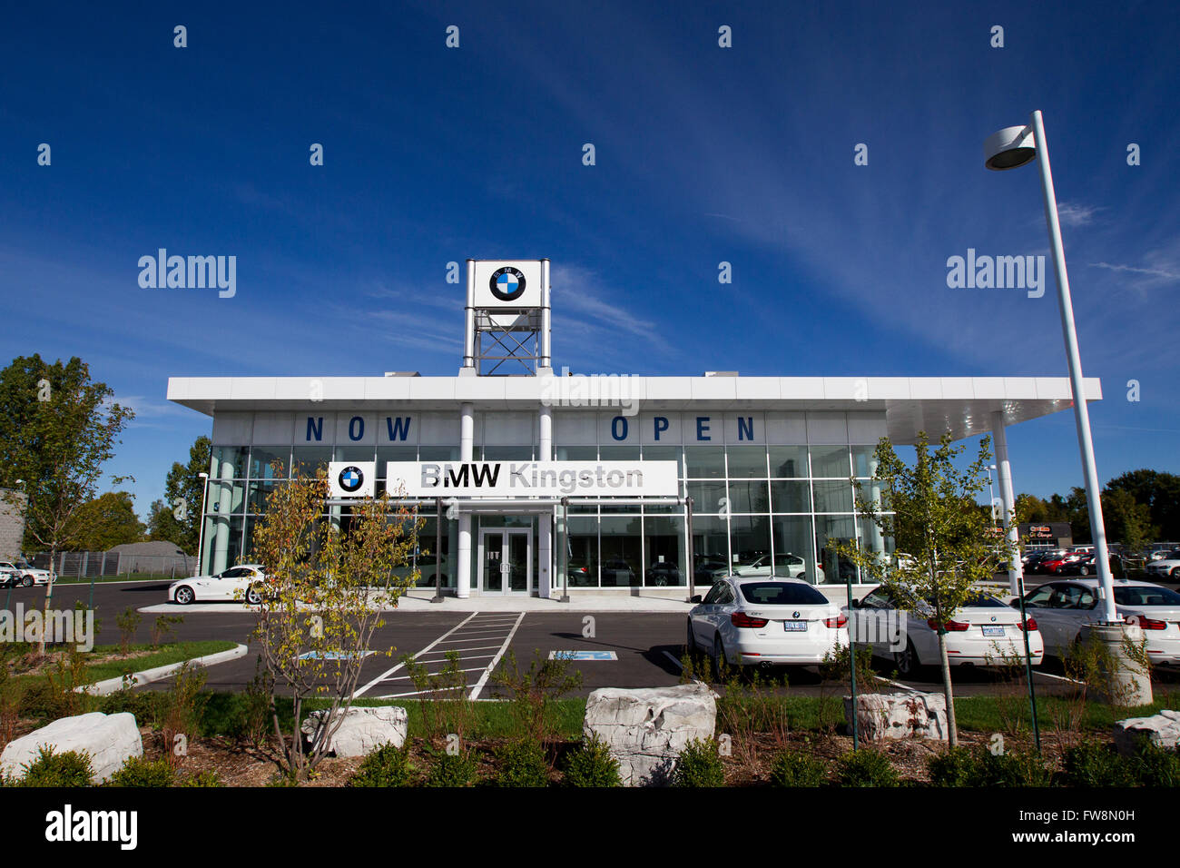 The BMW dealer in Kingston, Ont., on Oct. 1, 2015 Stock Photo Alamy