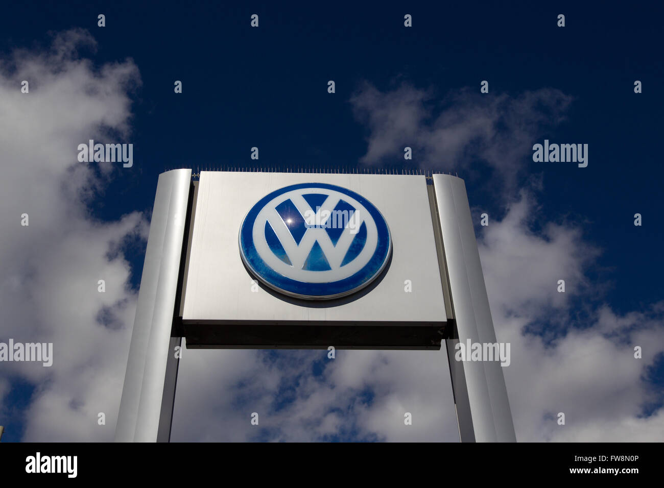Volkswagen dealer in Kingston, Ont., on Sept. 22, 2015 Stock Photo Alamy