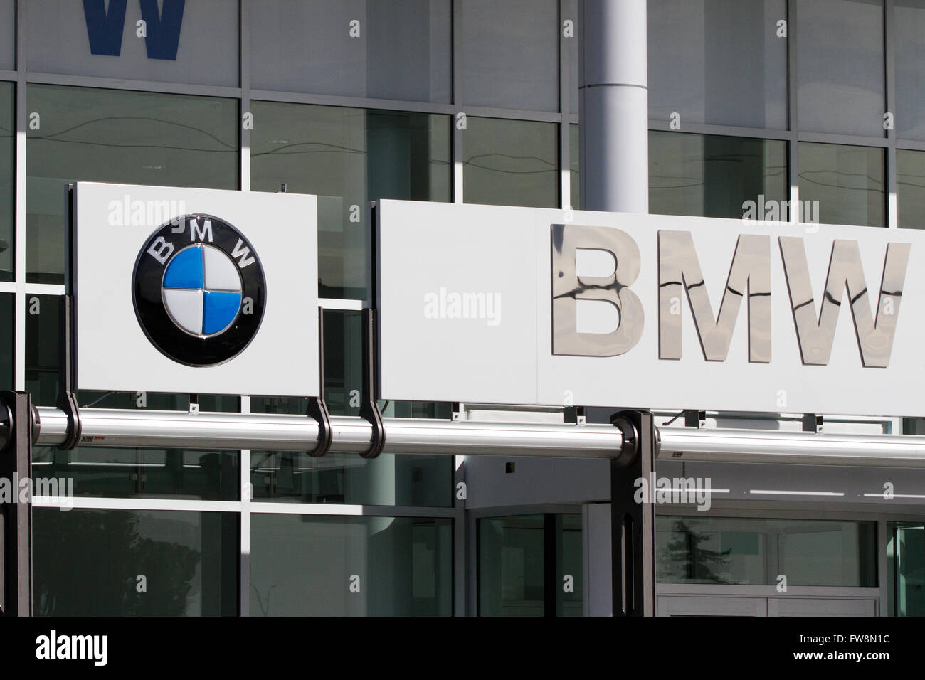 The BMW dealer in Kingston, Ont., on Oct. 1, 2015. Stock Photo