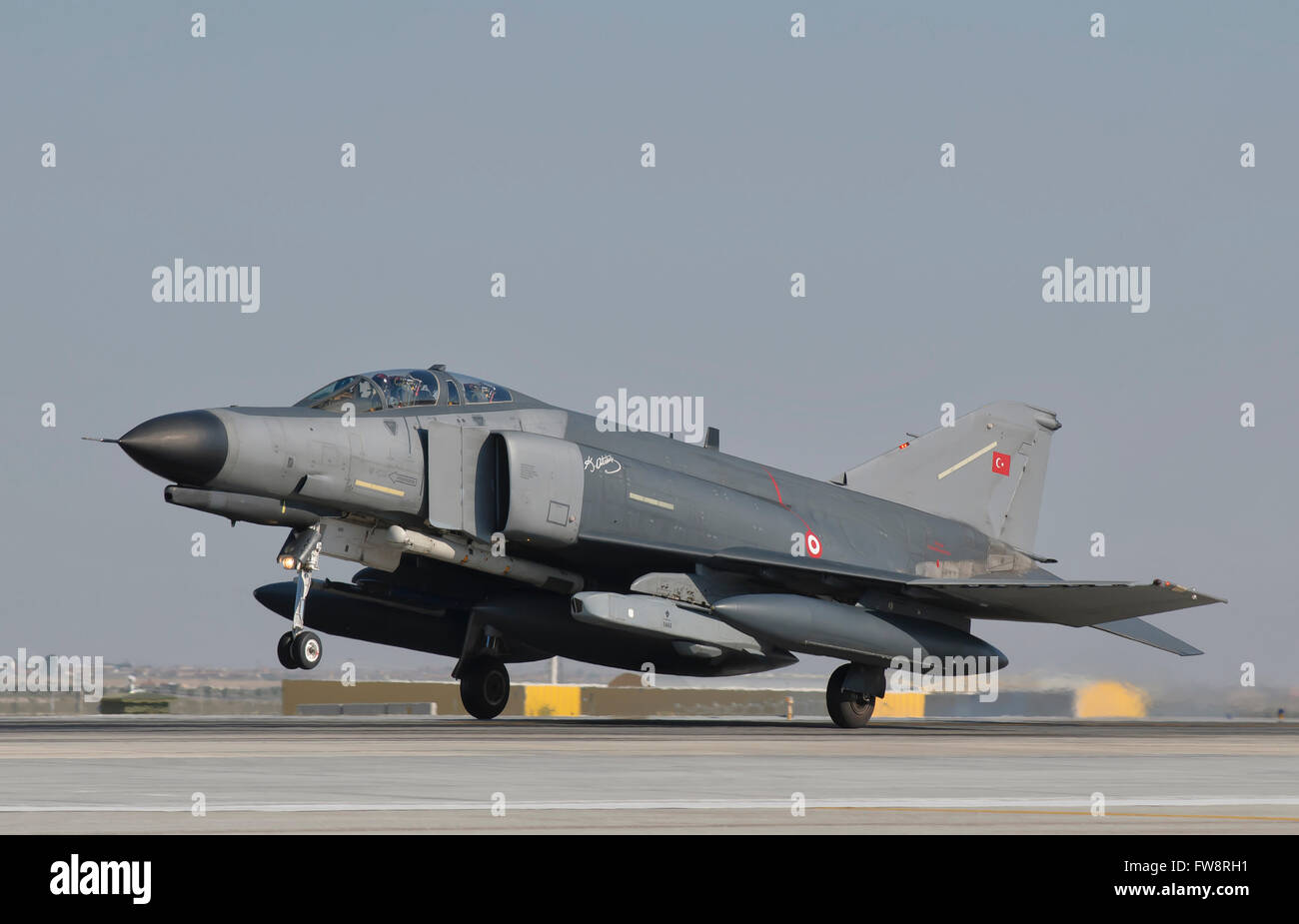 Turkish Air Force F-4 Phantom during Exercise Anatolian Eagle at Albacete  Air Base, Spain Stock Photo - Alamy