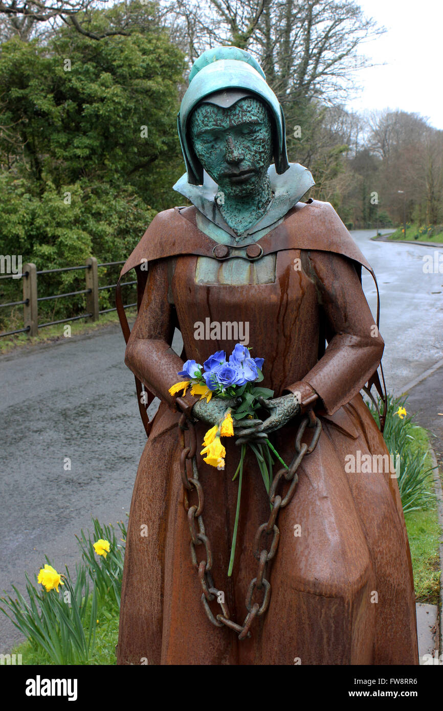 Pendle Hill WItches Stock Photo