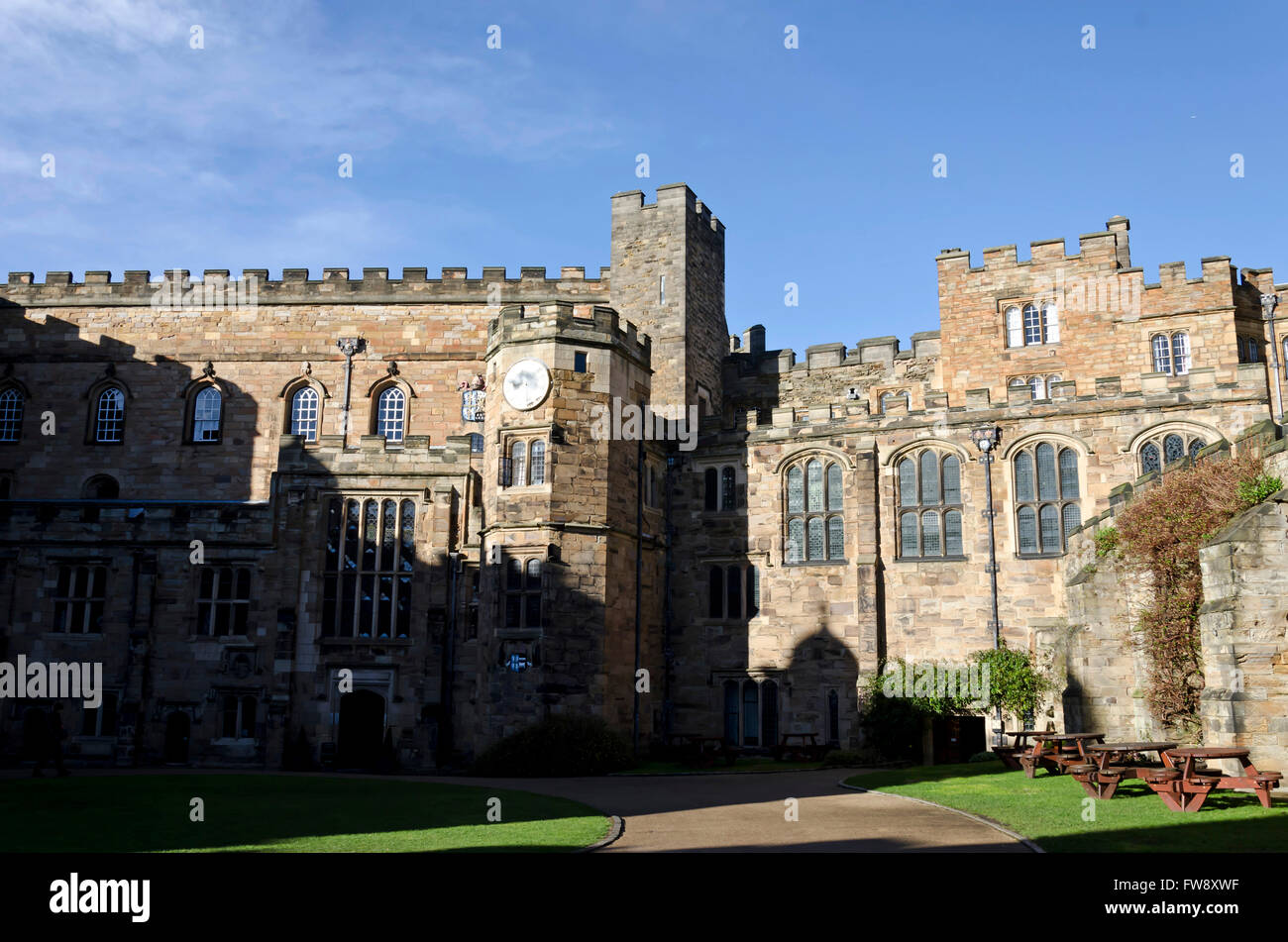Durham Castle, part of University College Durham, Tyne and Wear ...